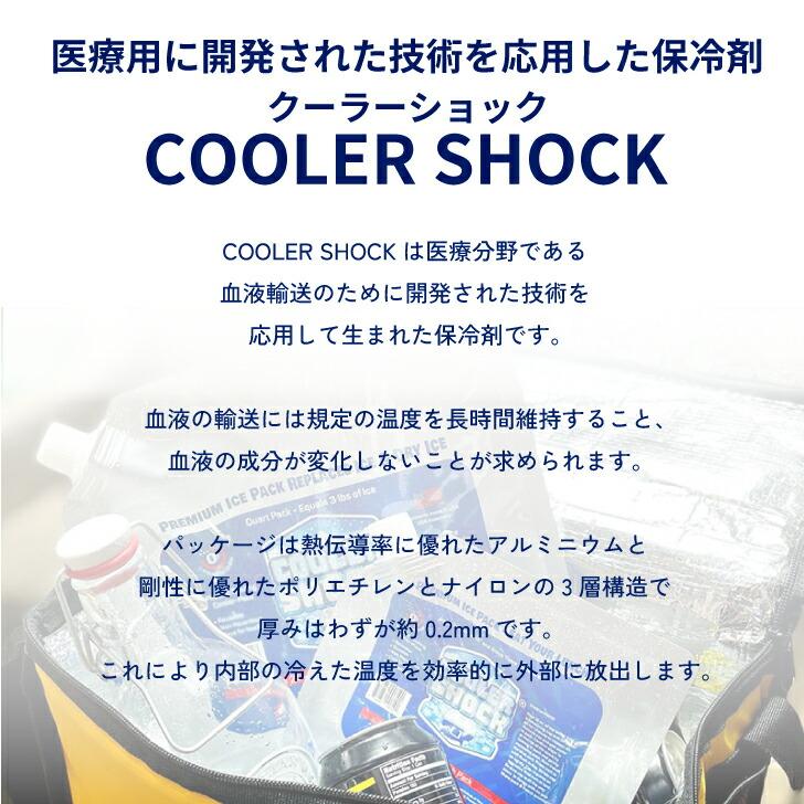 COOLER SHOCK（クーラーショック） セット / L サイズ 3個セット 保冷