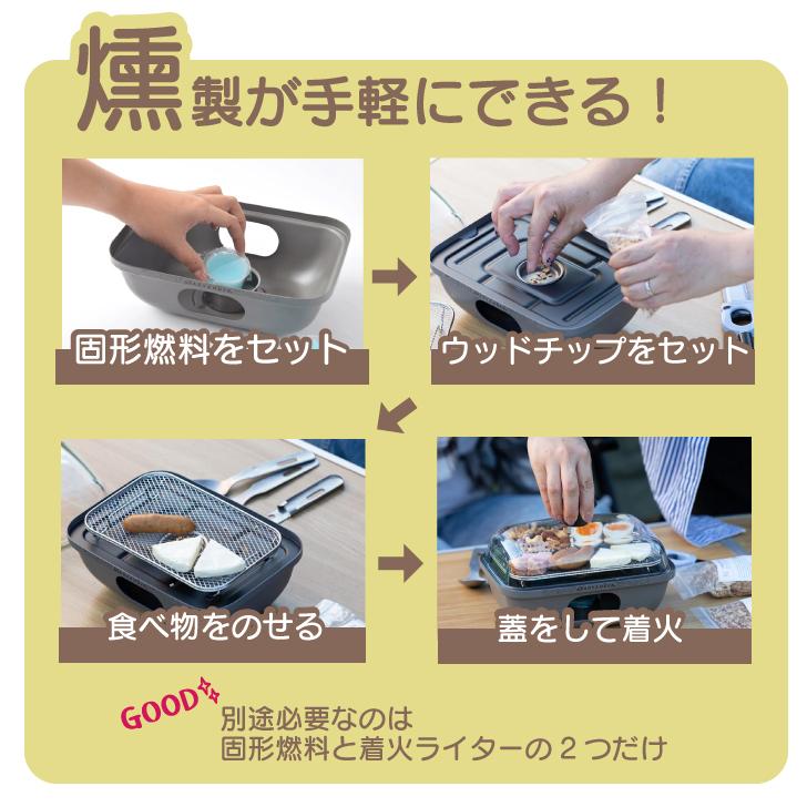 ADVANDER（アドバンダー）　SMOKY MAGIC COMBO 燻製 燻製器 家庭用 アウトドア ADVENDER SMOKY MAGIC COMBO 簡易燻製