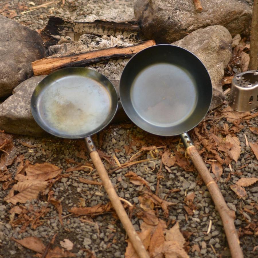 Bush craft（ブッシュクラフト） たき火フライパン 深め ソロキャンプ