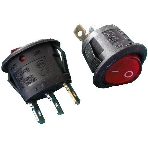 ロッカースイッチ通販 販売 ロッカースイッチ 1回路1接点 100v交流パイロットランプ付赤 直径f19 3mm 2個入 1sw 4 1sw 4 札幌貿易 通販 Yahoo ショッピング