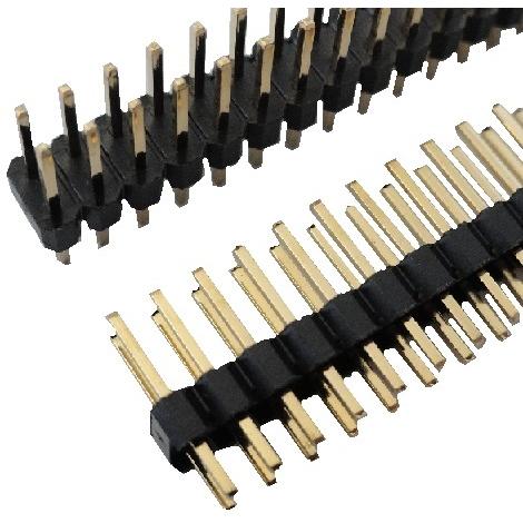 2×17=34P 分割可 ピンヘッダ 金メッキ 2.54mmピッチ 6個入 ＜con-142
