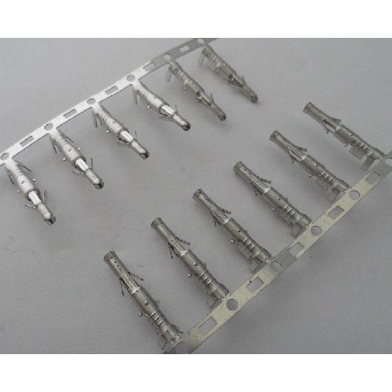 コネクタDのコネクタ金具のみ オス10個 メス10個 かしめ失敗用＞＜con  