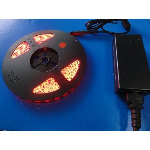 LEDテープ 5m　防水LED　赤色間接照明　看板照明　LEDテープライト　赤色＜led-603＞｜sapporo-boueki