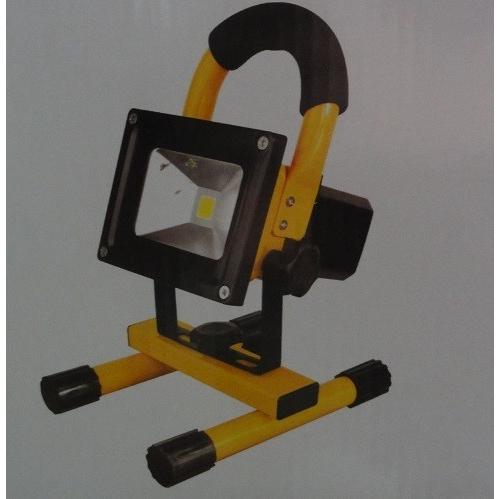 アウトドアLED電灯・LED投光器・持ち運びができるスタンドLED照明＜20W級LED照明　シガーソケット電源付　黄＞＜led-630＞