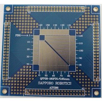 2 54ｍｍ変換基板 Qfp 0 65ｍｍピッチlsi 1枚入 Pcb 007 Pcb 007 札幌貿易 通販 Yahoo ショッピング