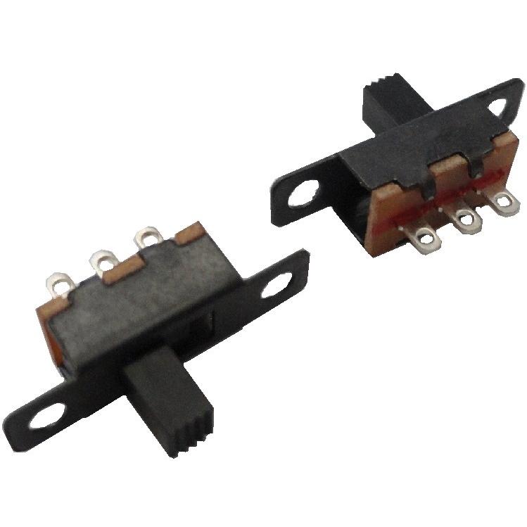 スライドスイッチ スライドスイッチ On Offスイッチ 柄の長さ5mm 1回路2接点 10個入 Swo 068 Swp 068 札幌貿易 通販 Yahoo ショッピング