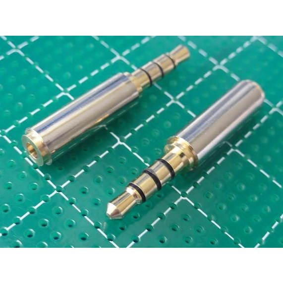 ＜オーディオ変換コネクタ＞オーディオ変換コネクタ 金メッキ φ2.5オーディオプラグ ⇔ φ3.5オーディオプラグ 1個 ＜usb-110