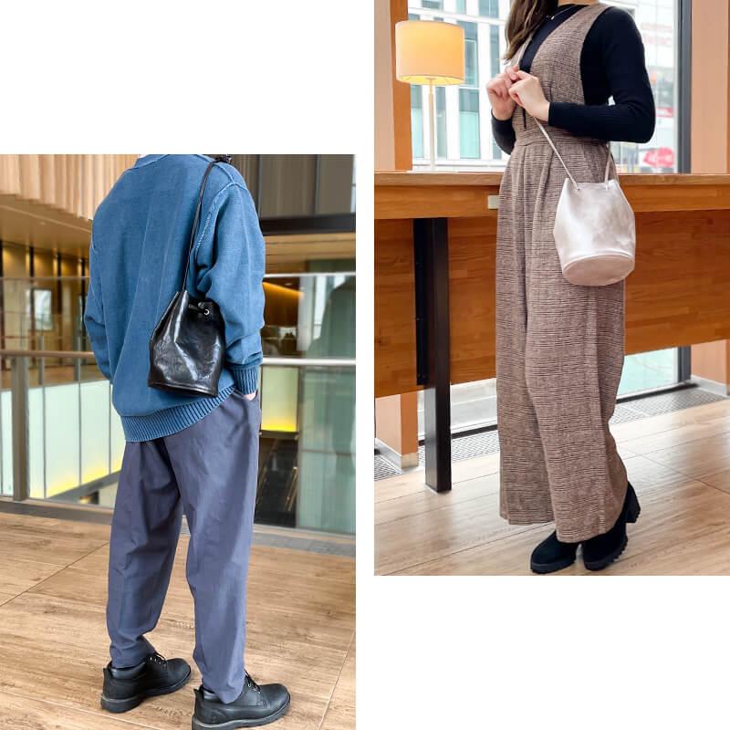 ANNAK（アナック） 2WAY 巾着 ショルダーバッグ レディース メンズ annak（アナック） 2WAY 巾着 ショルダーバッグ 斜めがけバッグ ミニ