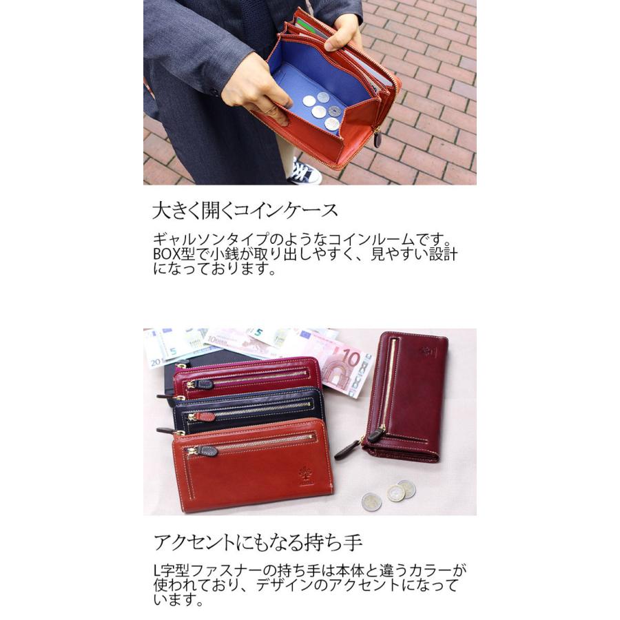 ALBERO（アルベロ） 送料無料 ALBERO L型ファスナー長財布 ピエロ 6428