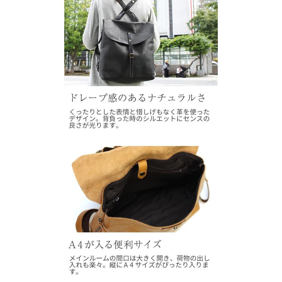 送料無料 名入れ可 alto. フラップリュック 小 AMSB-1705 革