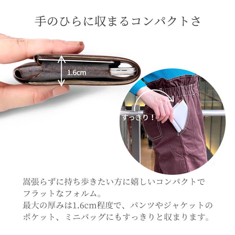 FABRIK（ファブリック） ミニマム+α ウォレット メトロ ミニ財布 お札