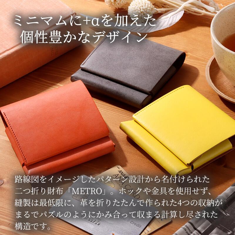 FABRIK（ファブリック） ミニマム+α ウォレット メトロ ミニ財布 お札