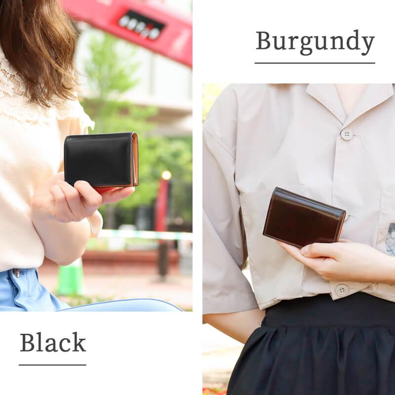 シェルコードバン 名刺入れ 革 レザー Flathority 本革 メンズ