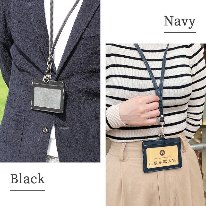 本革首掛けカードケース Amazon.co.jp: 高級牛革 IDカードホルダー 首掛けストラップ 本