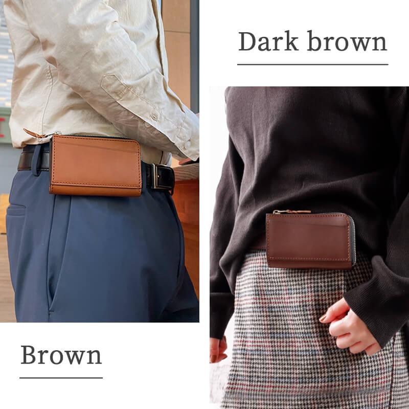 ベルトポーチ メンズ 横型 マルチケース ポーチ 札幌革職人館 ウエスト