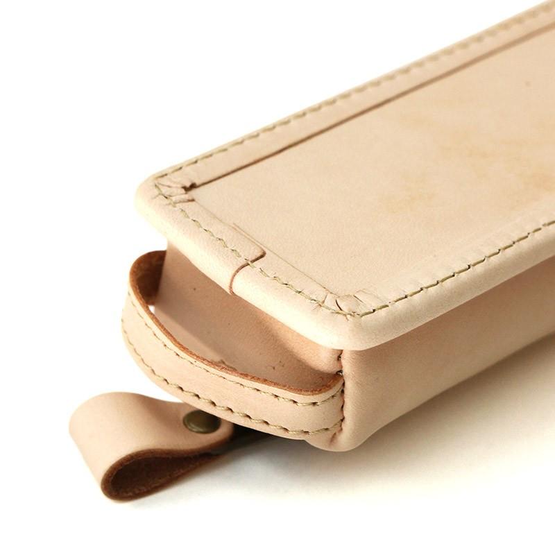 札幌革職人館 デスクペンケース M ヌメ革 革 レザー 本革 メンズ