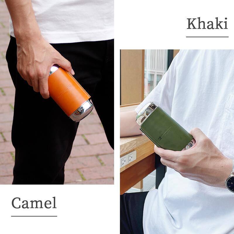 メガネケース ハード 革 ワンタッチ 革巻き 眼鏡ケース おしゃれ