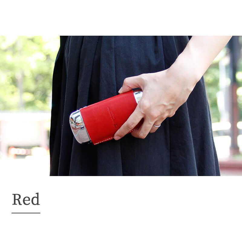 メガネケース ハード 革 ワンタッチ 革巻き 眼鏡ケース おしゃれ