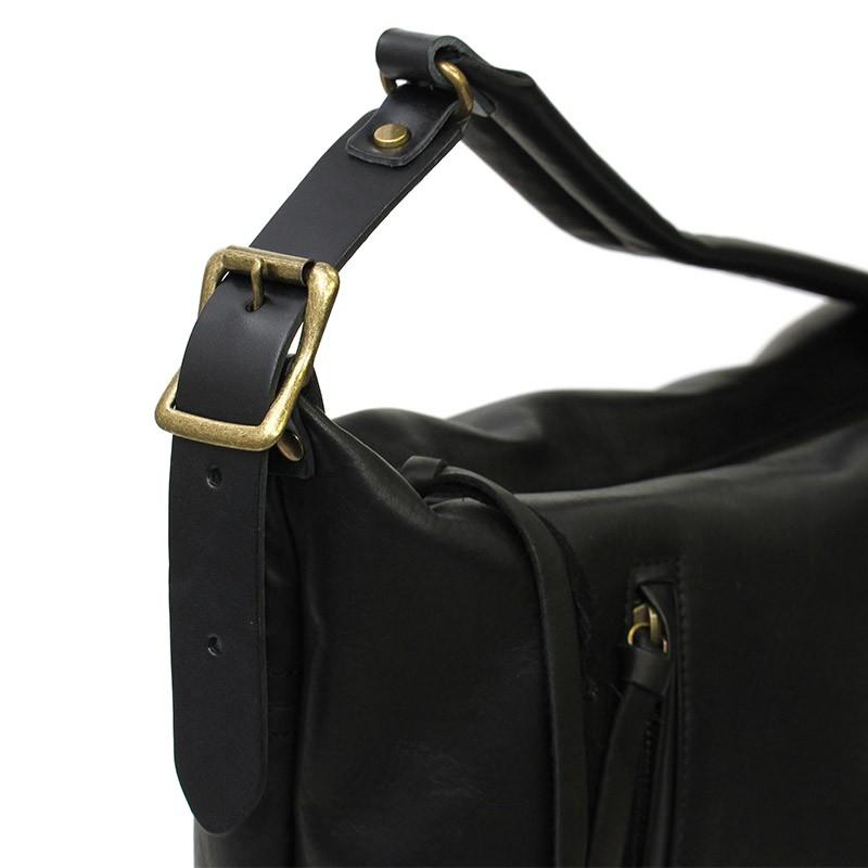 ZER 黒 ホースレザー ショルダー レザー 革 ホースレザーショルダー