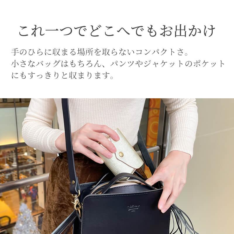 Cham（チャム） ハク ミニマムウォレット lxkh-010 革 レザー 本革