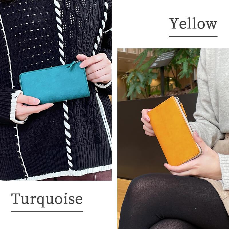 STUDIUM カードが立つ 長財布 1秒財布 小銭が広がる 小さい長財布