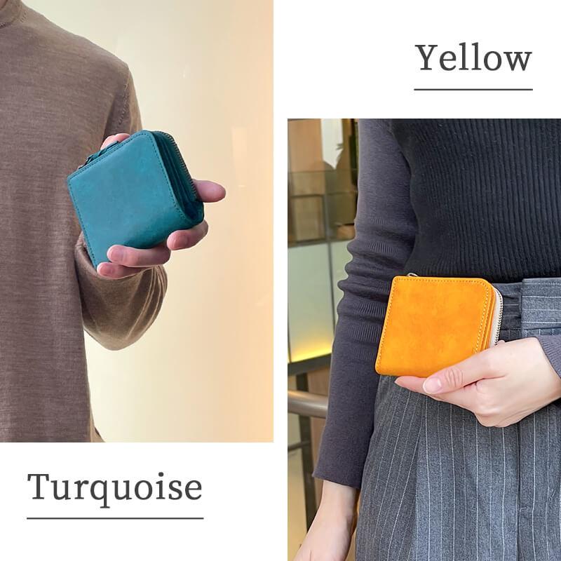 STUDIUM ミニ財布 Lファスナー財布 二つ折り財布 タッチ決済