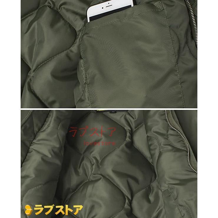 冬服 CWU-45￥￥/P フライトジャケットメンズ ブルゾン 中綿 ジャンパー フライトジャケット カジュアル 防寒アウター 大きいサイズ｜sapporoyokkoissyoppu｜10