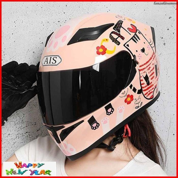 システムヘルメット バイク Uvカット かわいい ねこ柄 ジェット ダブルシールド フルフェイス レディース 男女兼用 角付き 防曇 在庫あり ねこ柄