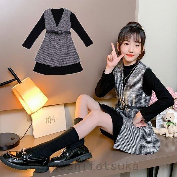 ついに再販開始 セットアップキッズ女の子スカートセットスウェットワンピ ロングベスト2点セットオシャレ七五三卒業式 発表会通学春着秋着冬着お洒落1 170 ワンピース サイズ 1 Www We Job Com