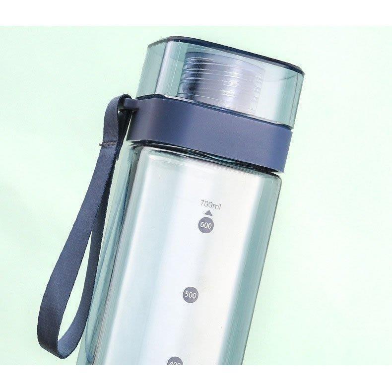 水筒直飲み夏用風おしゃれ透明ボトル軽い便利プラスチックボトル通勤ランニング体操ヨガトレーニング大容量運動水筒スポーツボトルコップ 超激安