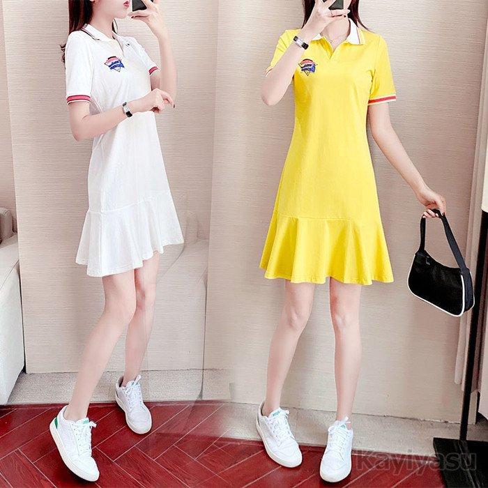 非売品 レディースウエア 新作 ポロワンピース 着こなし ゴルフ テニス レジャータイム ゴルフウェア ポロワンピース レディース スポーツチュニック ゴルフワンピース フリル 着痩せ 細身 ロングポロシャツ 夏用コーデ 通気吸汗 半袖 Polo Aライン Www Threeriversofs Com