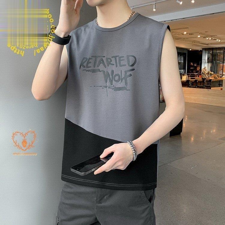 超安い トップス タンクトップ 夏 ノースリーブ 夏サマー 大きいサイズ おしゃれ タンクトップ メンズ 夏 ノースリーブ Tシャツ カラー切り替え 夏サマー トップス 大きいサイズ おしゃれ メンズファッション Www Threeriversofs Com