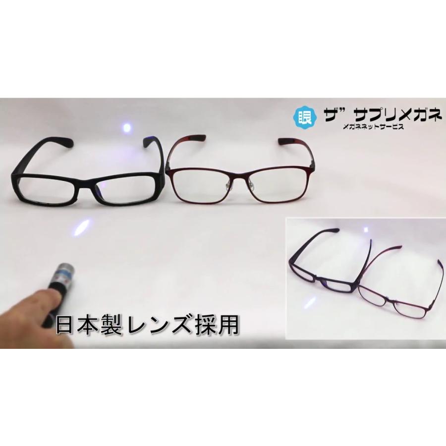 国産高性能レンズ使用・JIS規格適合メガネ】ブルーライトカット ザ 