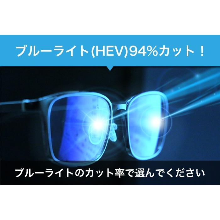 【国産高性能レンズ使用・JIS規格適合メガネ】ブルーライトカット ザ”サプリメガネ 度ありレンズ 9197 ブルーライト94％カット 紫外線100%カット｜sapurimegane｜12