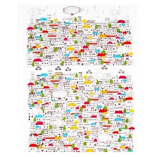 Gwステイホームsale 定形外郵便対応 布ごよみ てぬぐい リトルシティ タオル 長タオル 手ぬぐい 日本 お取り寄せ商品 サラセラ 食器のことならsara Cera 通販 Yahoo ショッピング