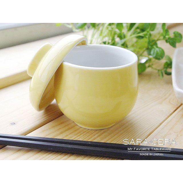 和食器 茶碗蒸し碗 蓋付き 和食器 日本製 ひょうたんイエロー S サラセラ 食器のことならsara Cera 通販 Yahoo ショッピング