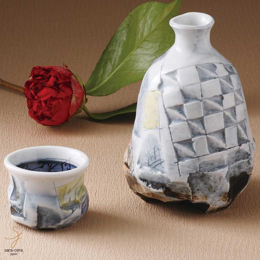 白磁線刻 酒器セット