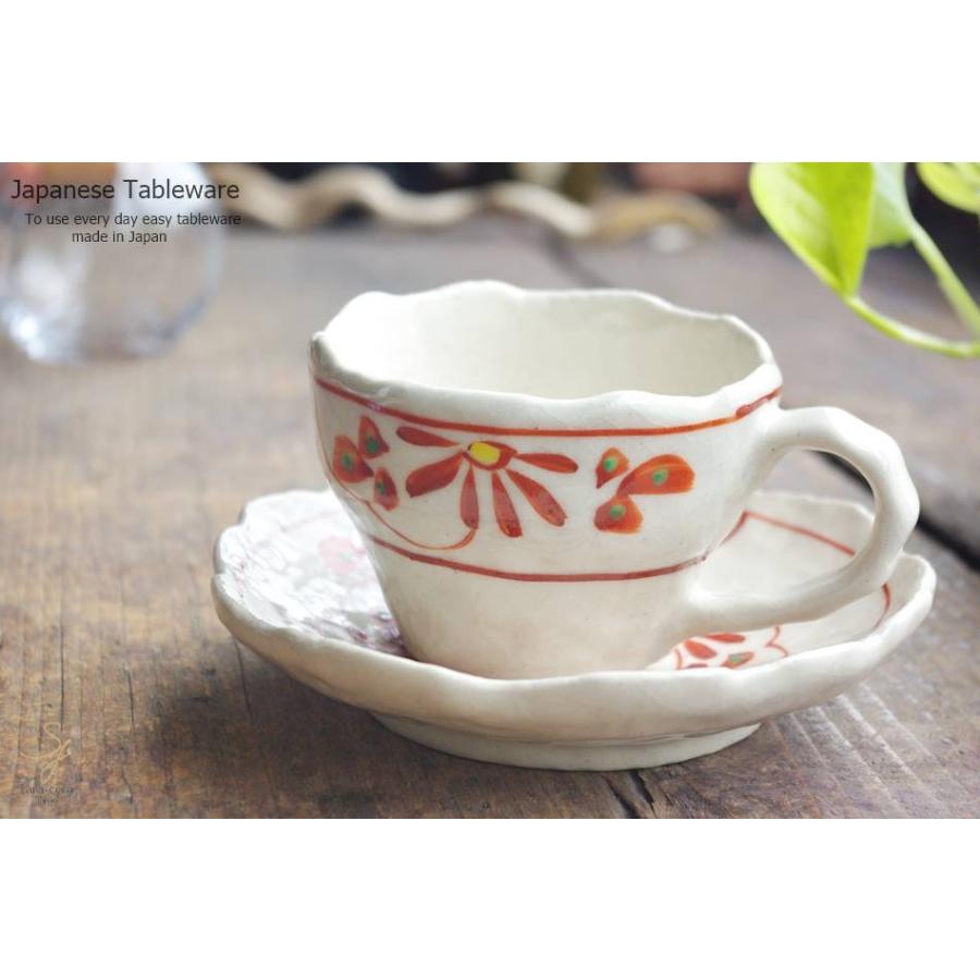 瀬戸焼 レッド 赤 絵花 焙煎豆の珈琲カップソーサー コーヒー 紅茶 和食器 食器 A お気に入り食器 おうちのうつわ 通販 Yahoo ショッピング