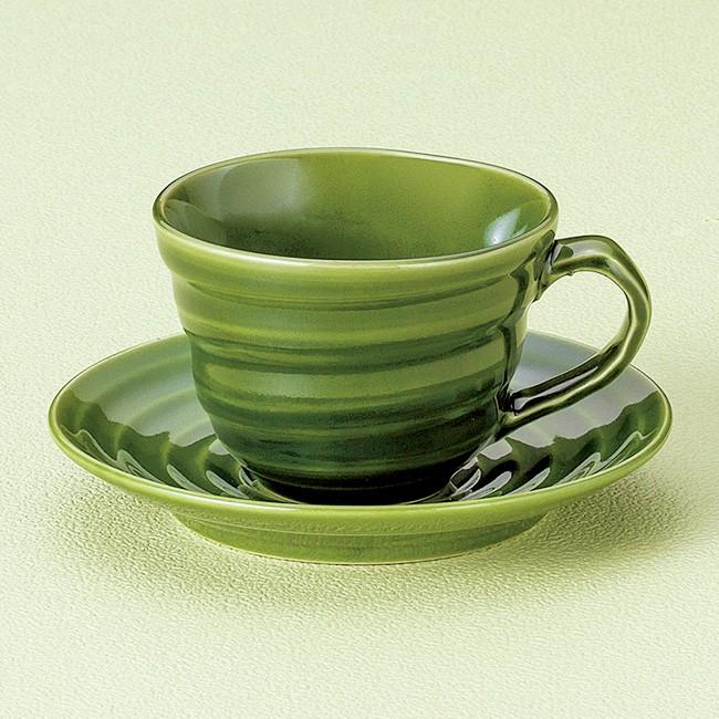 和食器 織部ブランカコーヒー カップソーサー 珈琲 紅茶 カフェ おしゃれ 陶器 うつわ おうち 軽井沢 春日井 ギフト 高質