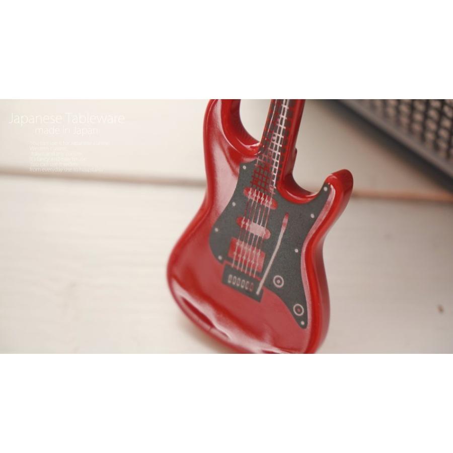 洋食器 ギター ストラトレッド赤 ピックアップ黒 ナイフフォークレスト 箸置き 食器 Guitar 父の日 陶磁器 ギフト 誕生日 プレゼント S お気に入り食器 おうちのうつわ 通販 Yahoo ショッピング