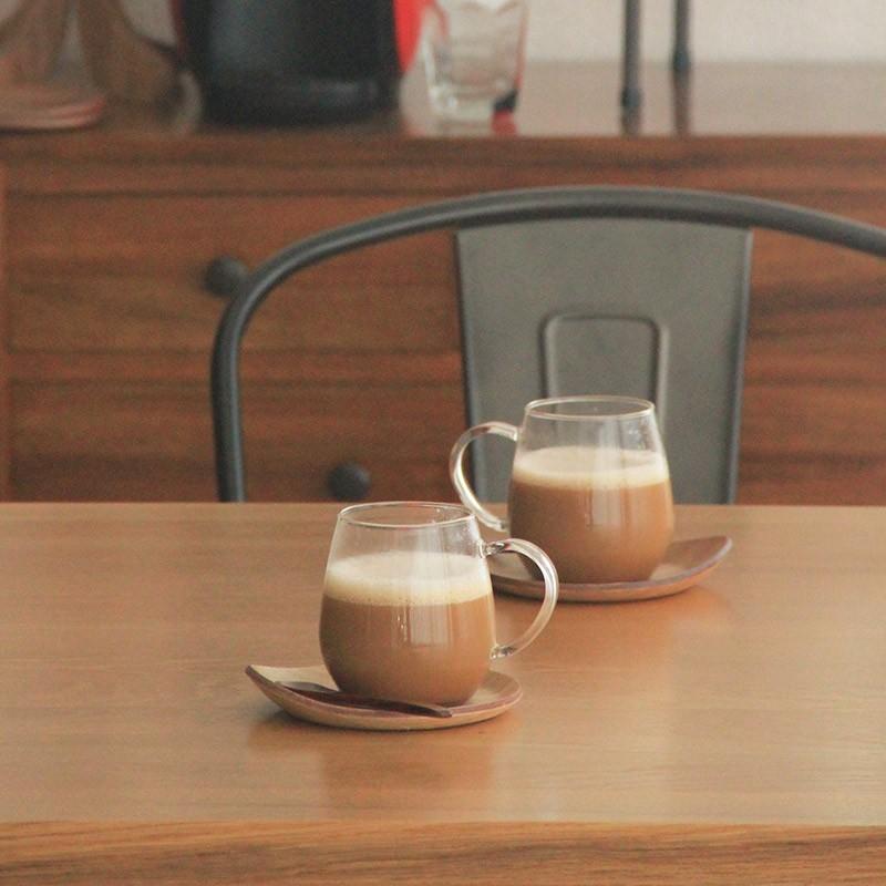 Hario ハリオ 耐熱ガラス マグカップ 当店オリジナル詰め合わせセット 木製 コースター2枚 木製 コーヒースプーン2本 セット 14set Sara Lia 通販 Yahoo ショッピング