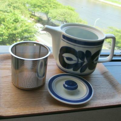 急須 ティーポット 波佐見焼 マジョリカ ポット 茶こし付 おしゃれ