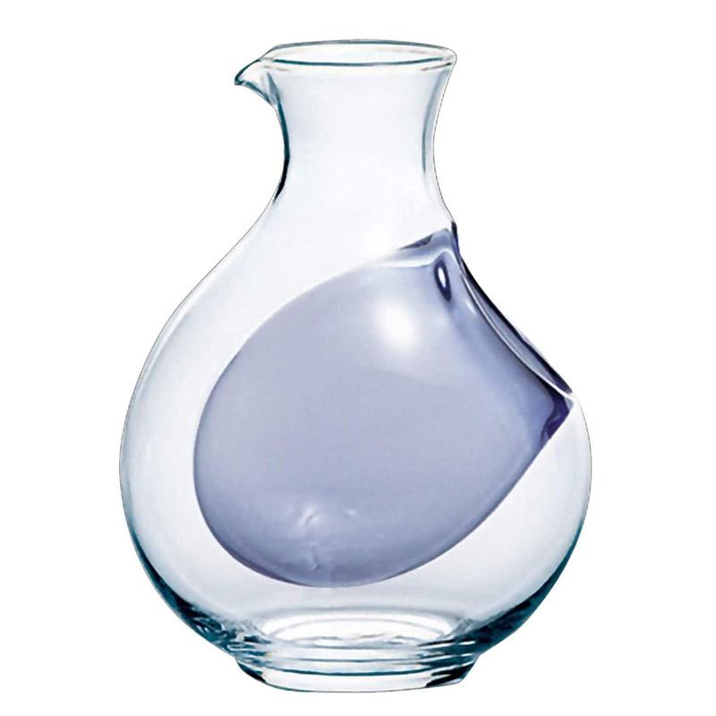 ワインデキャンタ 冷酒器 ガラス 徳利 カラフェ おしゃれ 氷ポケット付