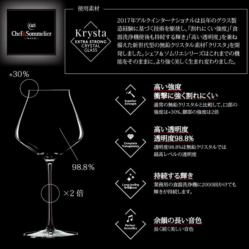 新品【シェフ&amp;ソムリエ】ワイングラス6個セット　最終値下げMADE INフランス シェフ&ソムリエ ワイングラス 6個セット美品中古 - メルカリ