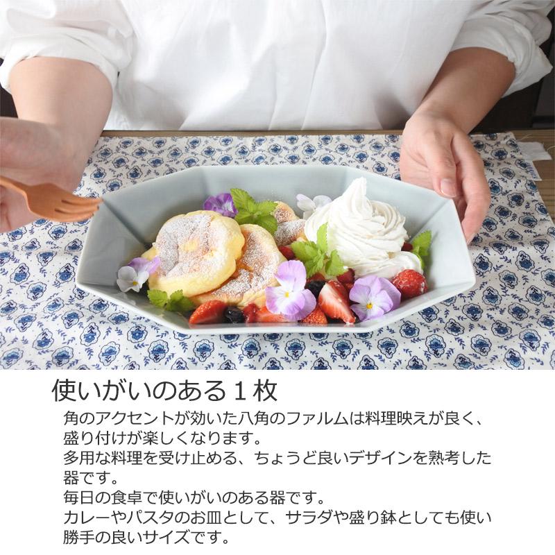 食器 カレー皿 おしゃれ 北欧風 Oct 八角多用皿 小田陶器 : Sara-lia
