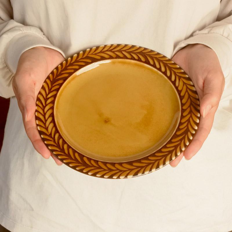 食器 お皿 おしゃれ 北欧風 ローズマリー 20cm 7半ケーキ皿 : Sara-lia