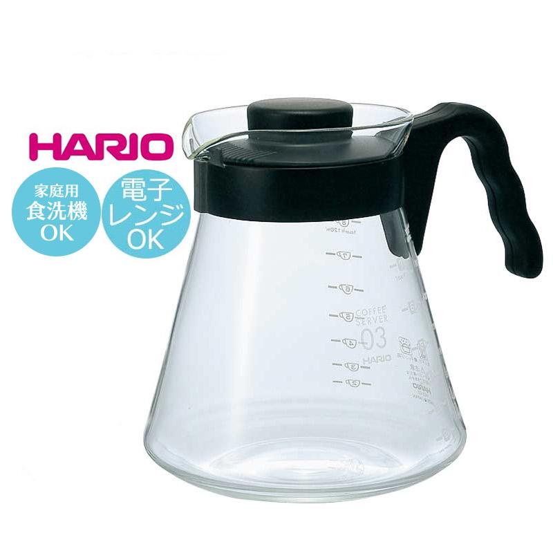 HARIO ハリオ V60 耐熱ガラス コーヒーサーバー 1000 (1〜8杯用) VCS-03B