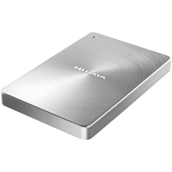 特别免费送货 アイ・オー・データ機器 USB3.0／2.0対応 ポータブルハードディスク 「カクうす」 2.0TB シルバー HDPX-UTA2.0S