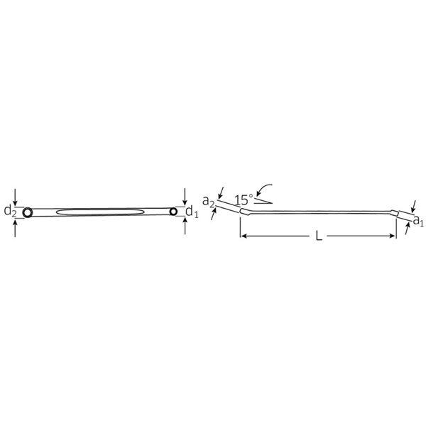 STAHLWILLE(スタビレー) 220A-11/16X3/4 ロングメガネレンチ STAHLWILLE(スタビレー) 220A-11/16X3/4 ロングメガネレンチ