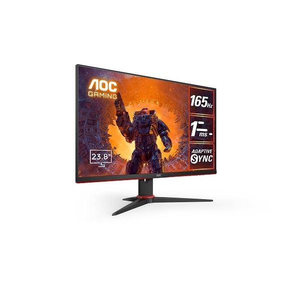 AOC 23.8型ワイド165Hz対応ゲーミング液晶ディスプレイ(23.8型/1920×1080/D-SUB、HDMI、DP/ブラック/スピーカーなし) 24G2SPE/11｜saradakan-tuboiten｜02